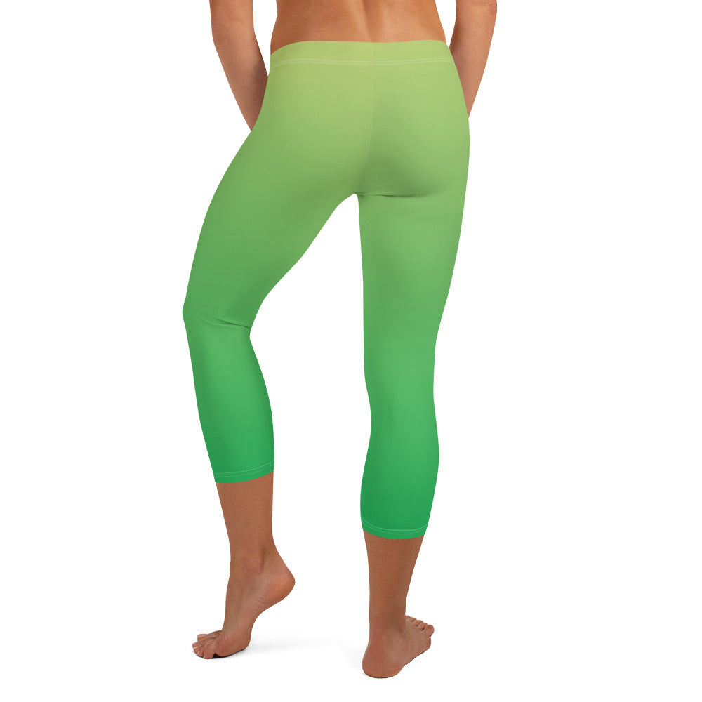 Jungle Hue FLAKOUT Sport Women's Capri Leggings - FLAKOUT