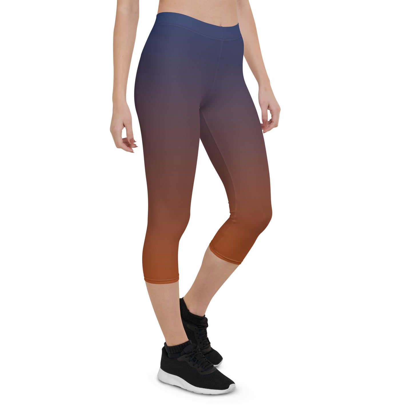 Ocean Bonfire Women's Capri Leggings - FLAKOUT