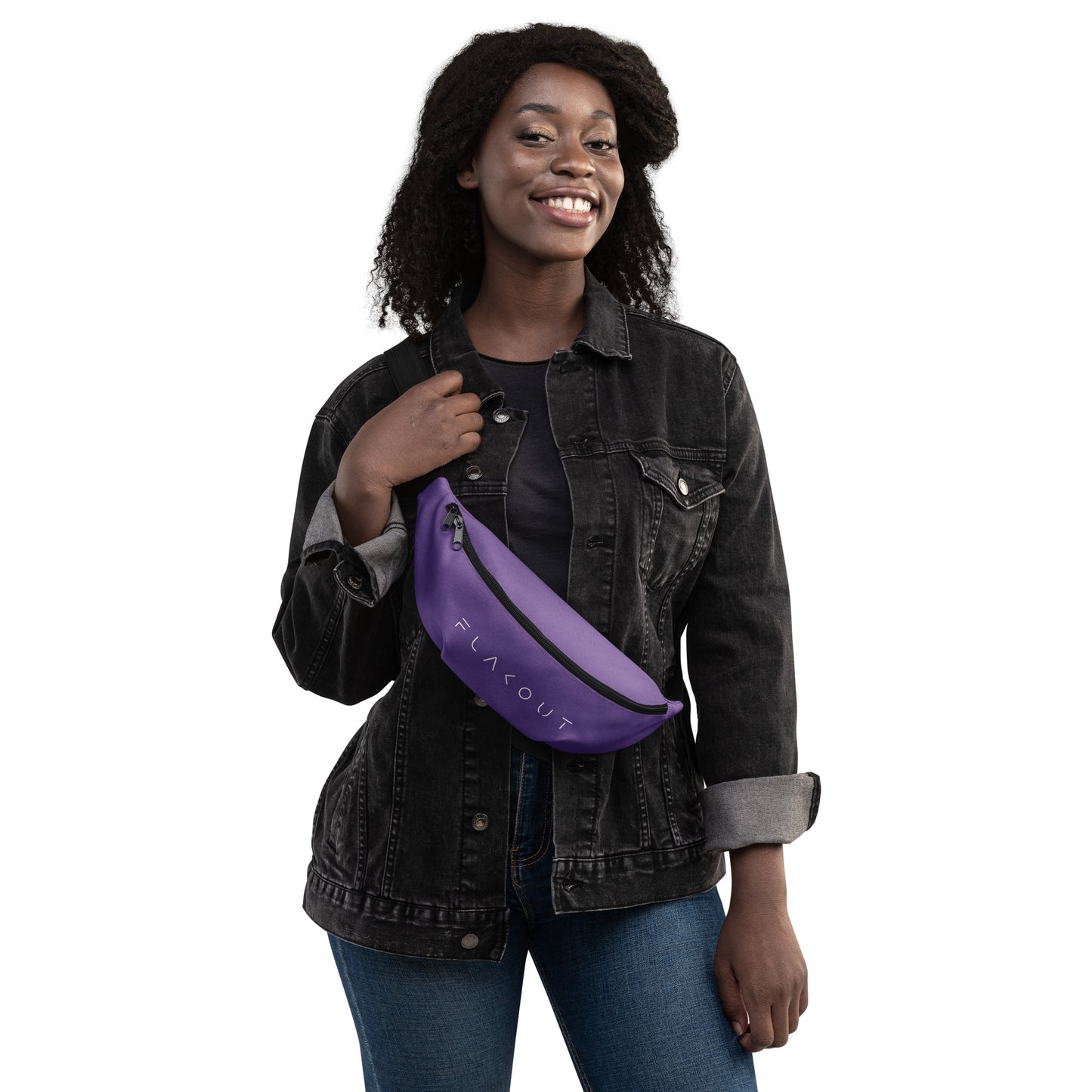 Unisex Water-resistant Fanny Pack - Purple - FLAKOUT