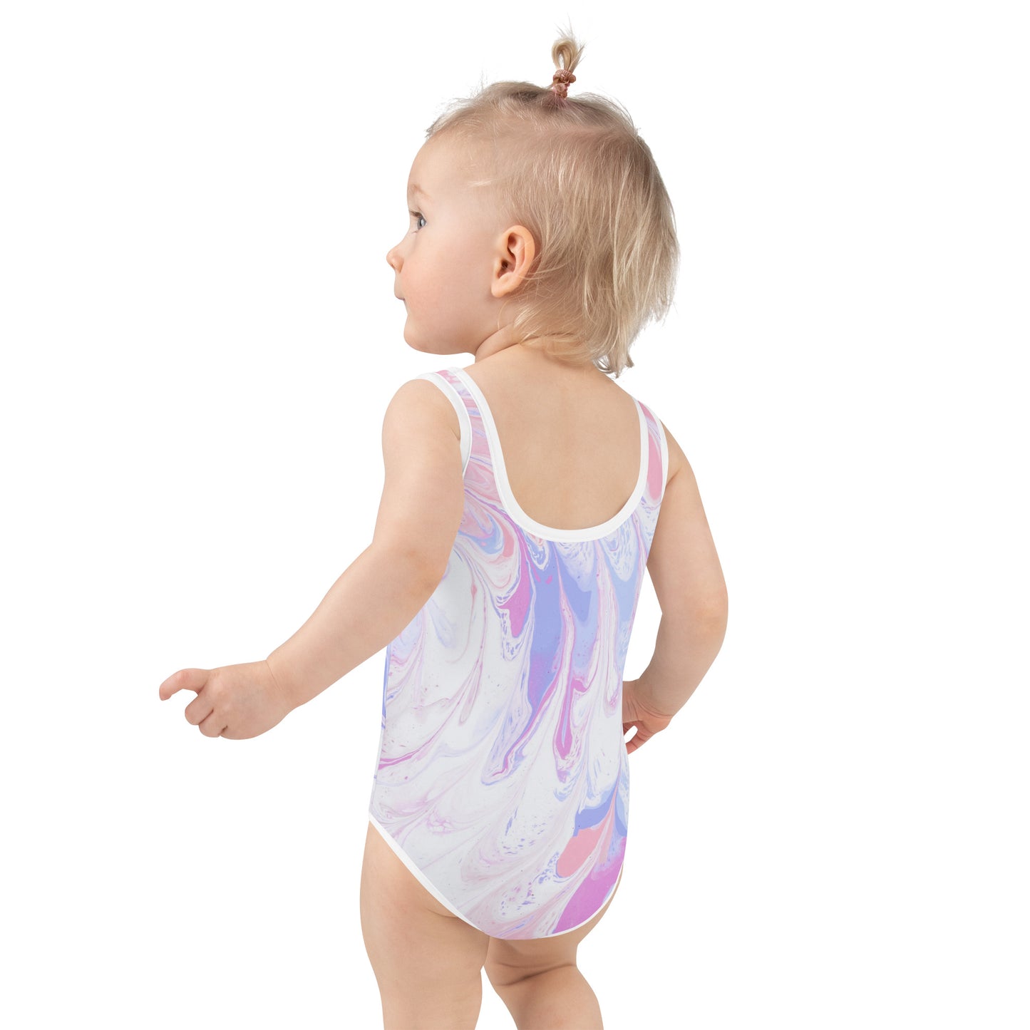 Fluid Colors Flair Girl's Swimsuit - FLAKOUT