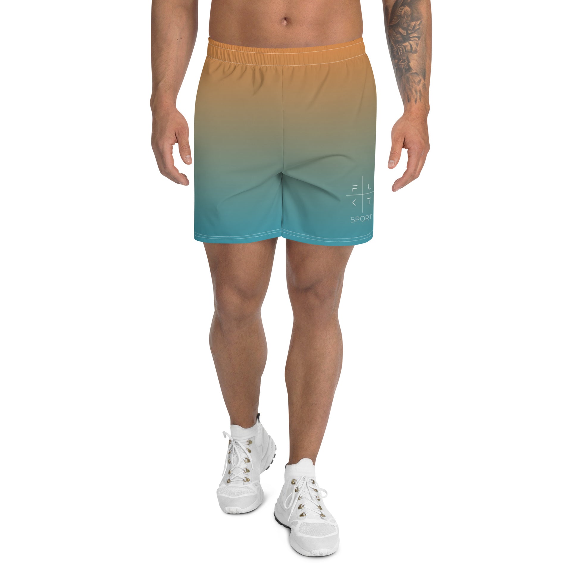 FLAKOUT Sport Peachy Keen Men's Recycled Athletic Shorts - FLAKOUT