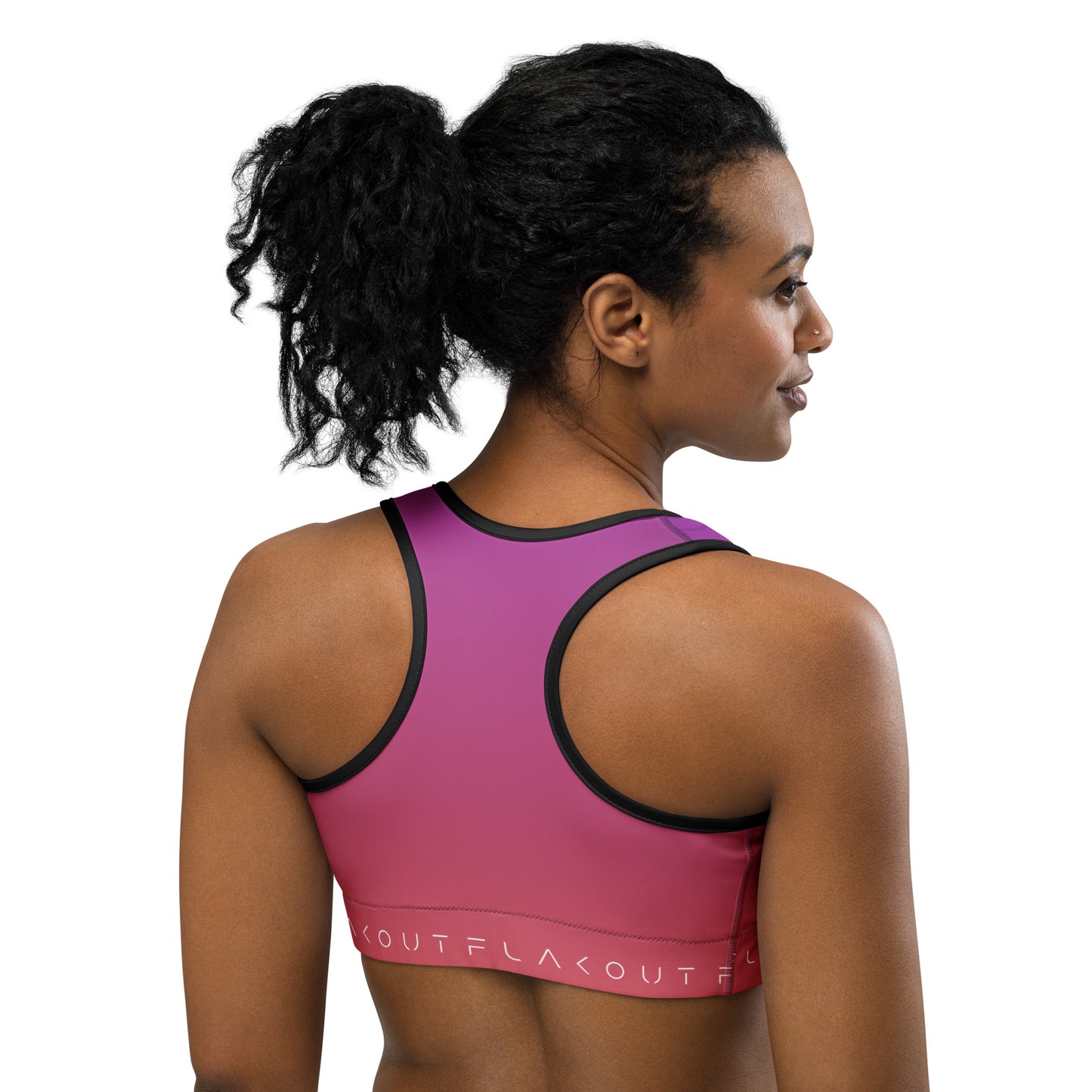 Berry Sunset Women's Sports Performance Bra - FLAKOUT