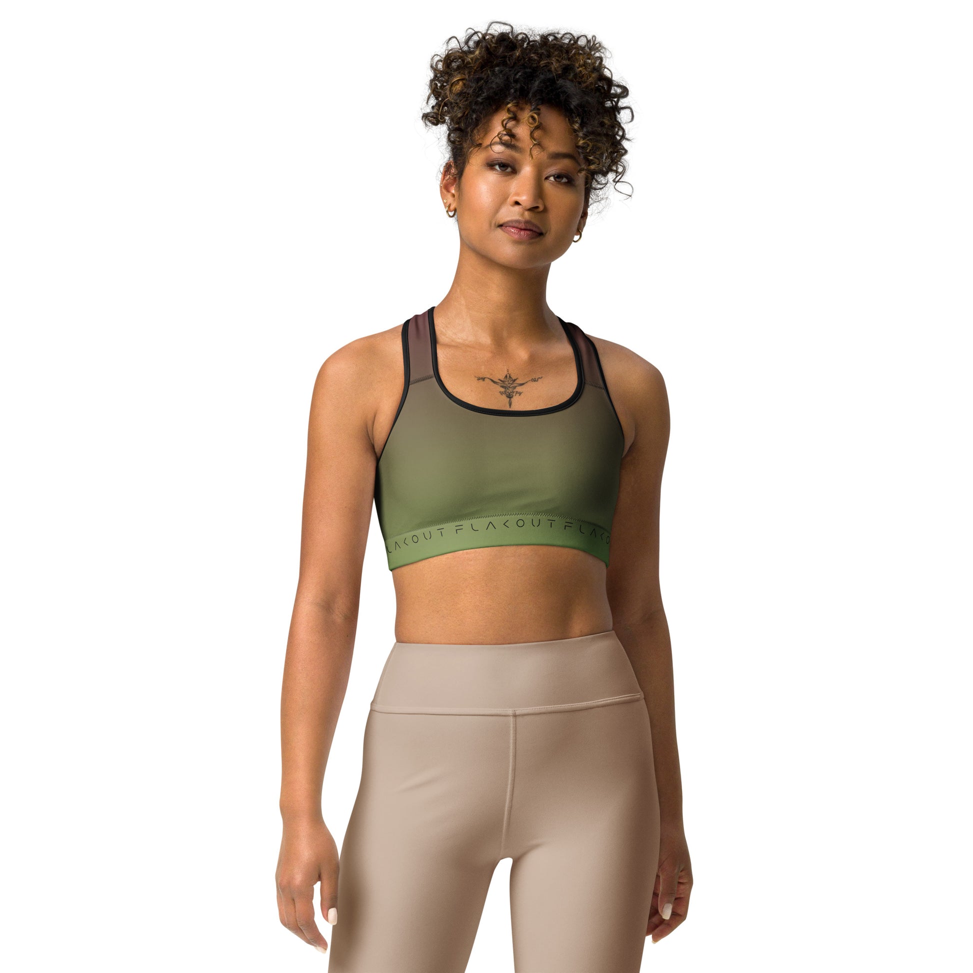 Rich Earth Women's Sports Performance Bra - FLAKOUT