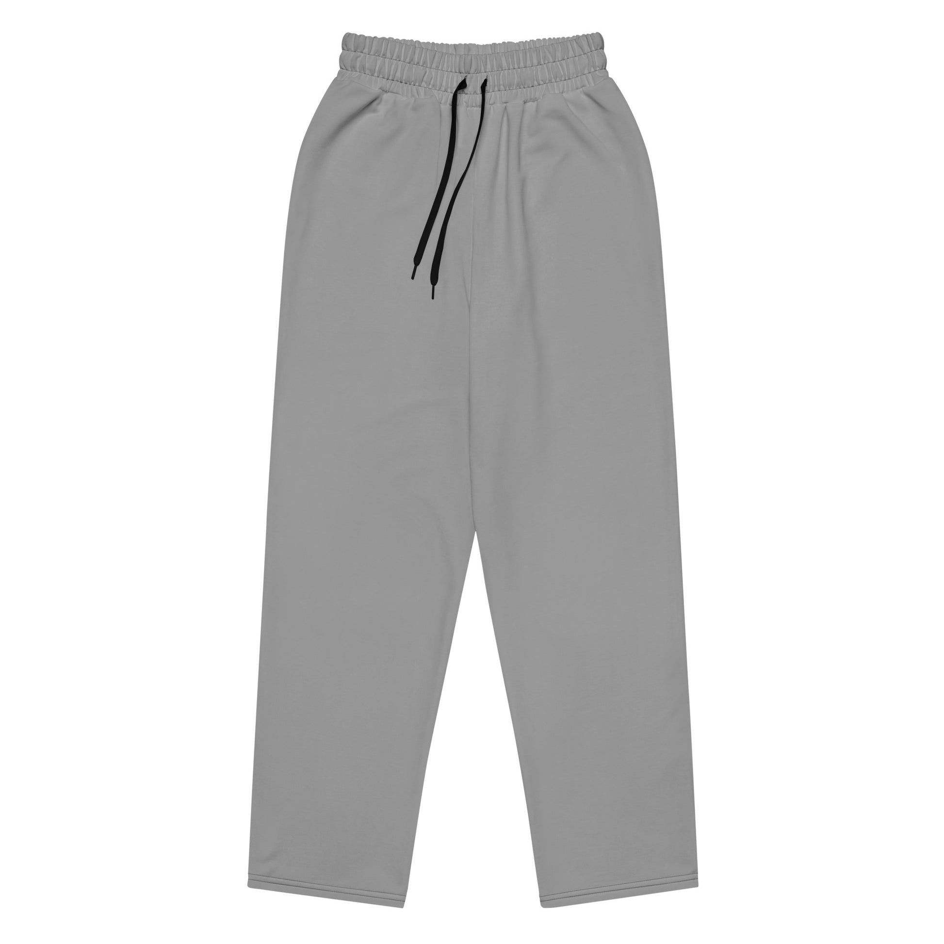 Unisex Wide-leg Recycled Joggers - Grey - FLAKOUT