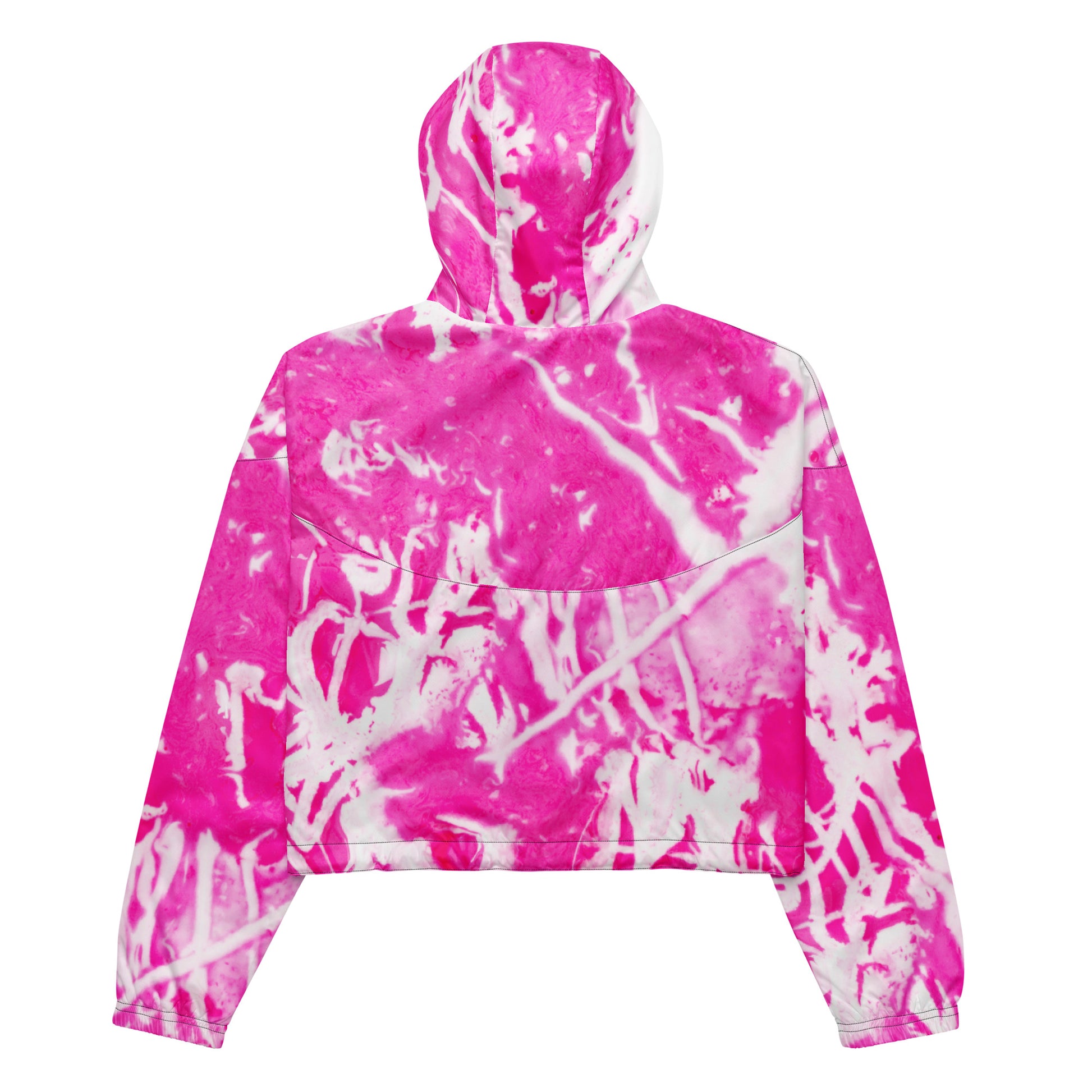 Velvet Aura Women’s Cropped Windbreaker - FLAKOUT