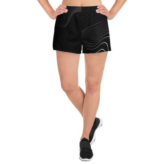 Noir Stripes Athletic Shorts - FLAKOUT