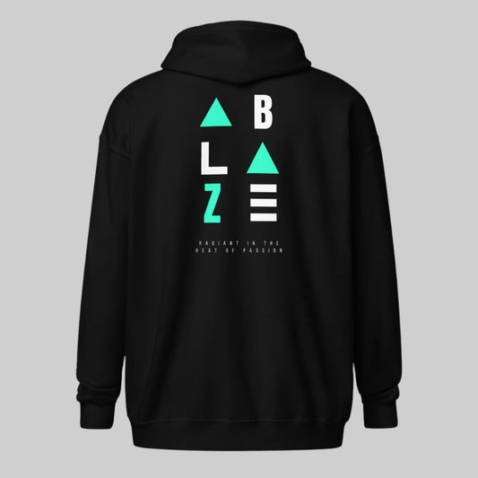 Ablaze Unisex Zip Hoodie - FLAKOUT