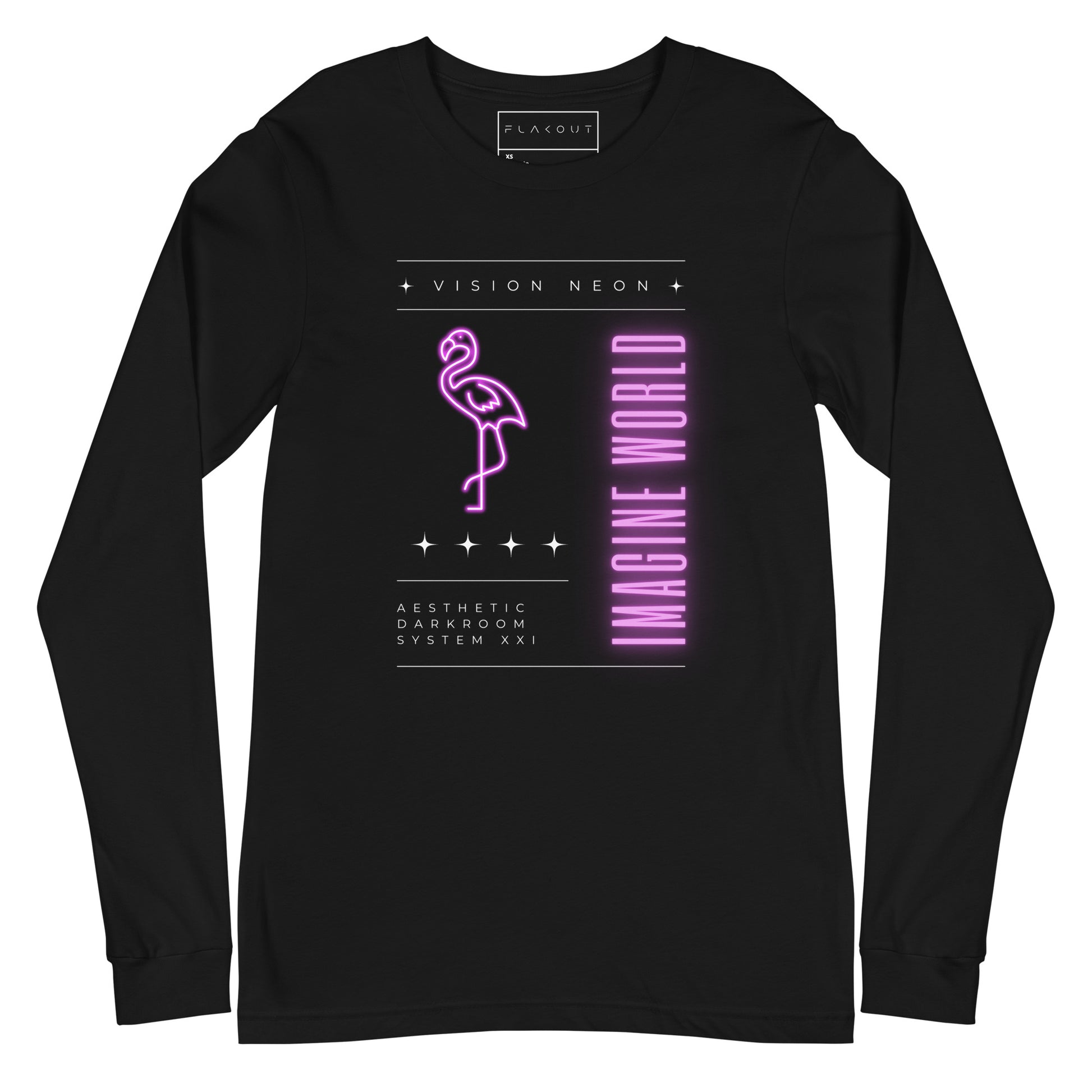 Vision Neon Utopia Long Sleeve Tee - FLAKOUT