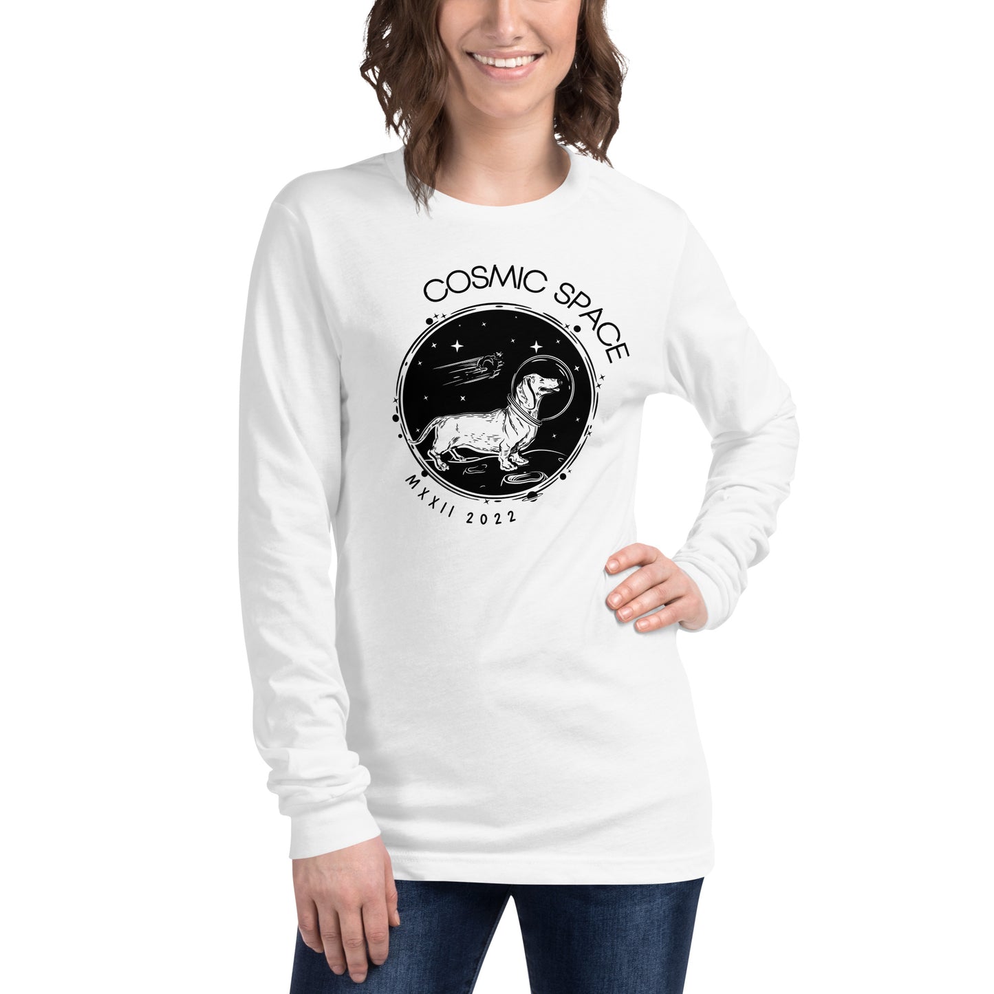 Women's Long Sleeve Tee Cosmic Space - FLAKOUT