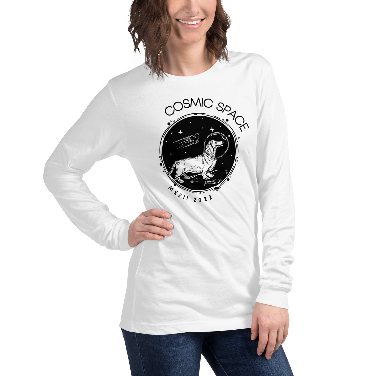 Women's Long Sleeve Tee Cosmic Space - FLAKOUT