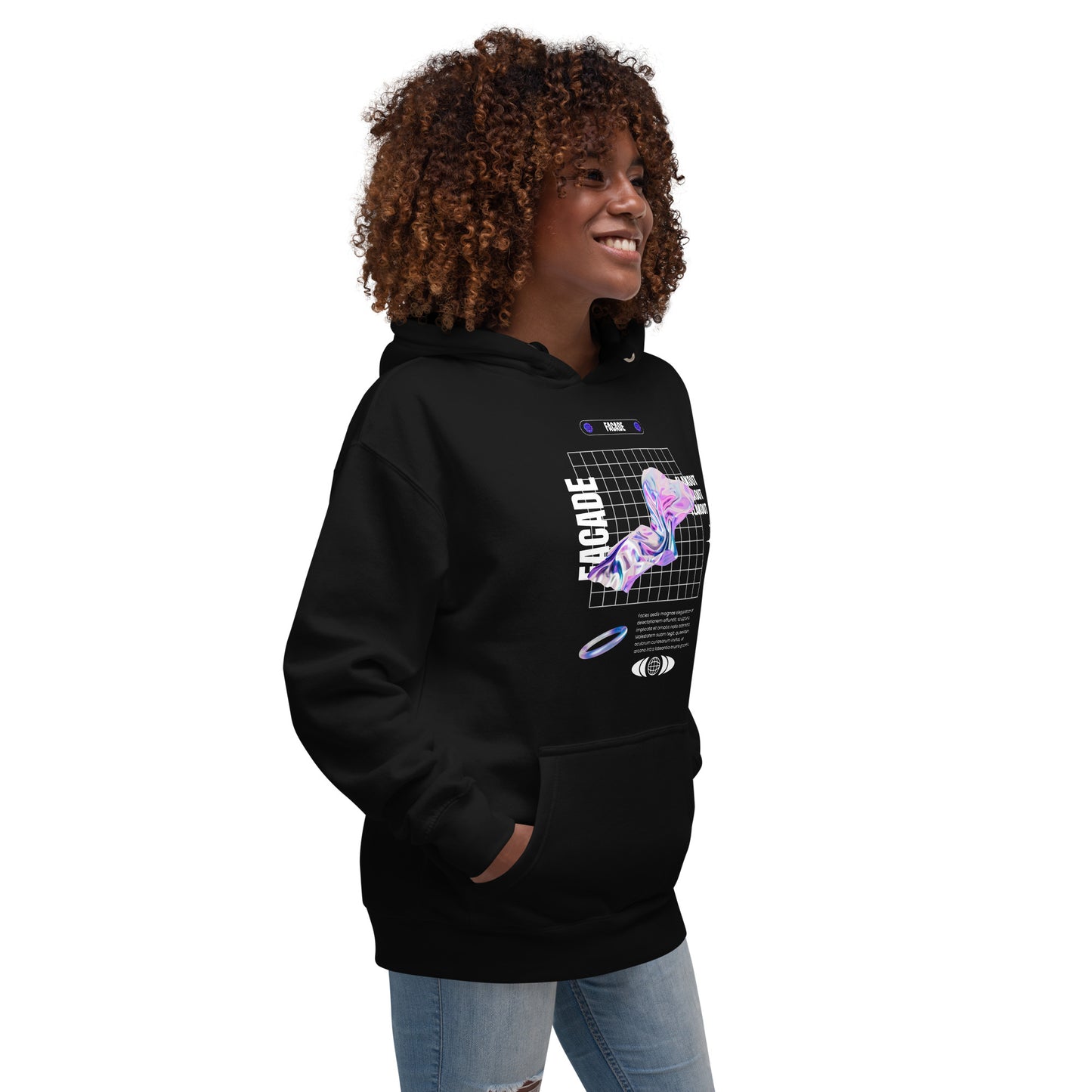 Facade Unisex Hoodie - FLAKOUT