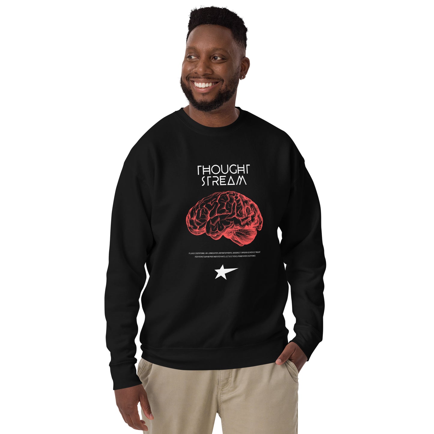 Thought Stream Unisex Fleece Sweatshirt - FLAKOUT