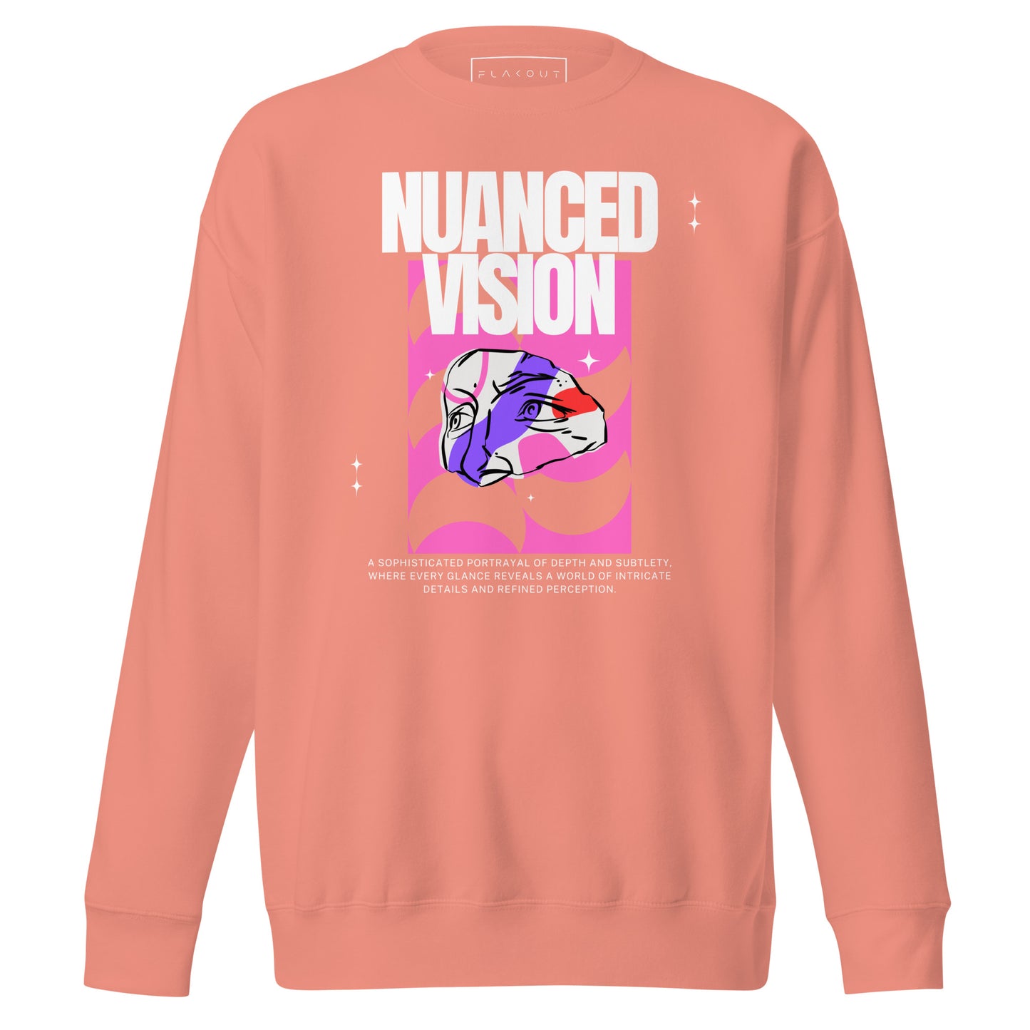 Nuanced Vision Unisex Fleece Sweatshirt - FLAKOUT