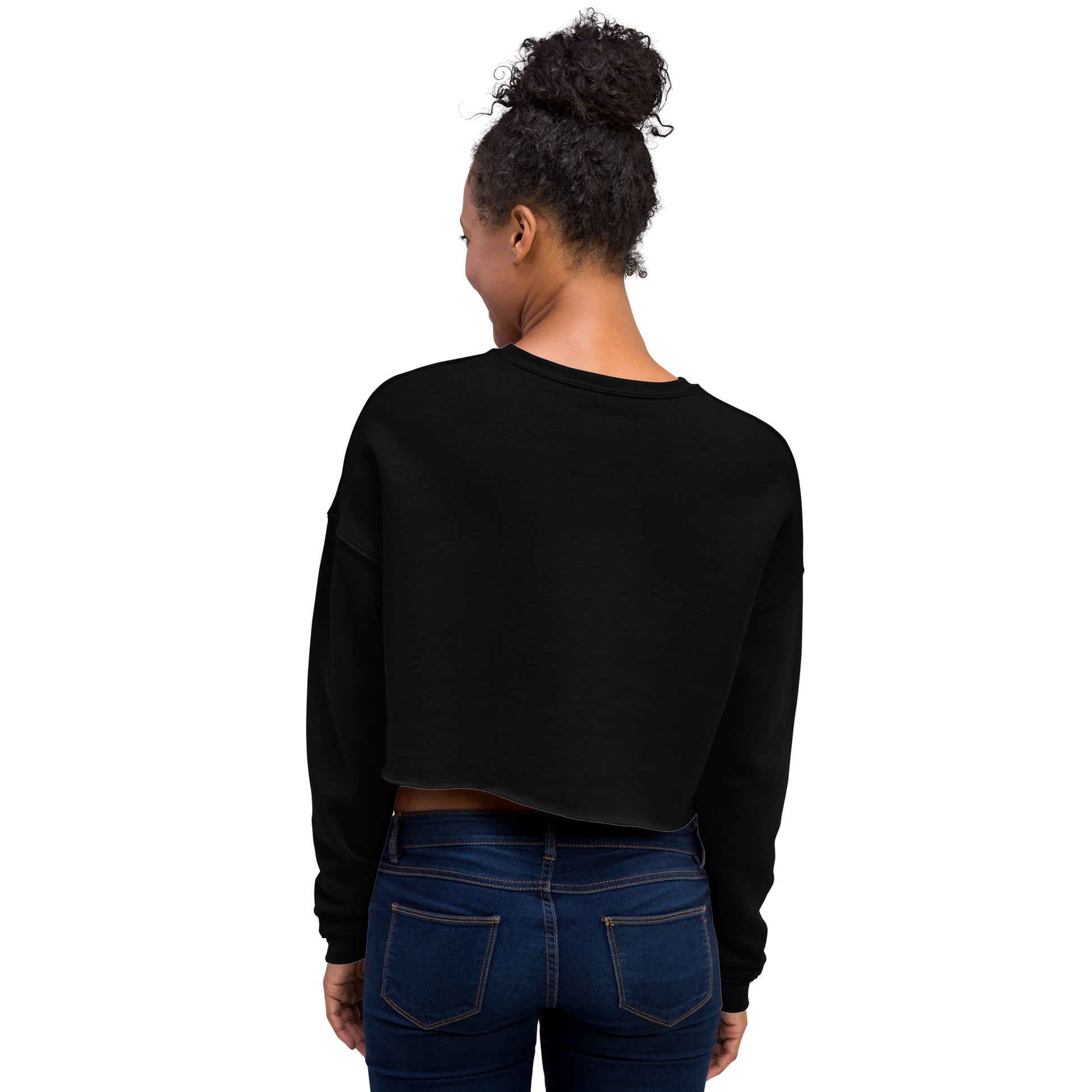 Luminous Starwave Women's Crop Sweatshirt - FLAKOUT