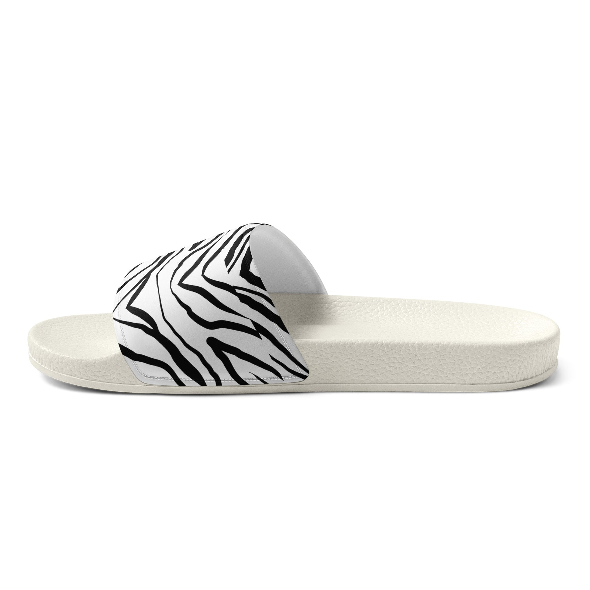 Striped Zebra Vibrance Women's Slides - FLAKOUT