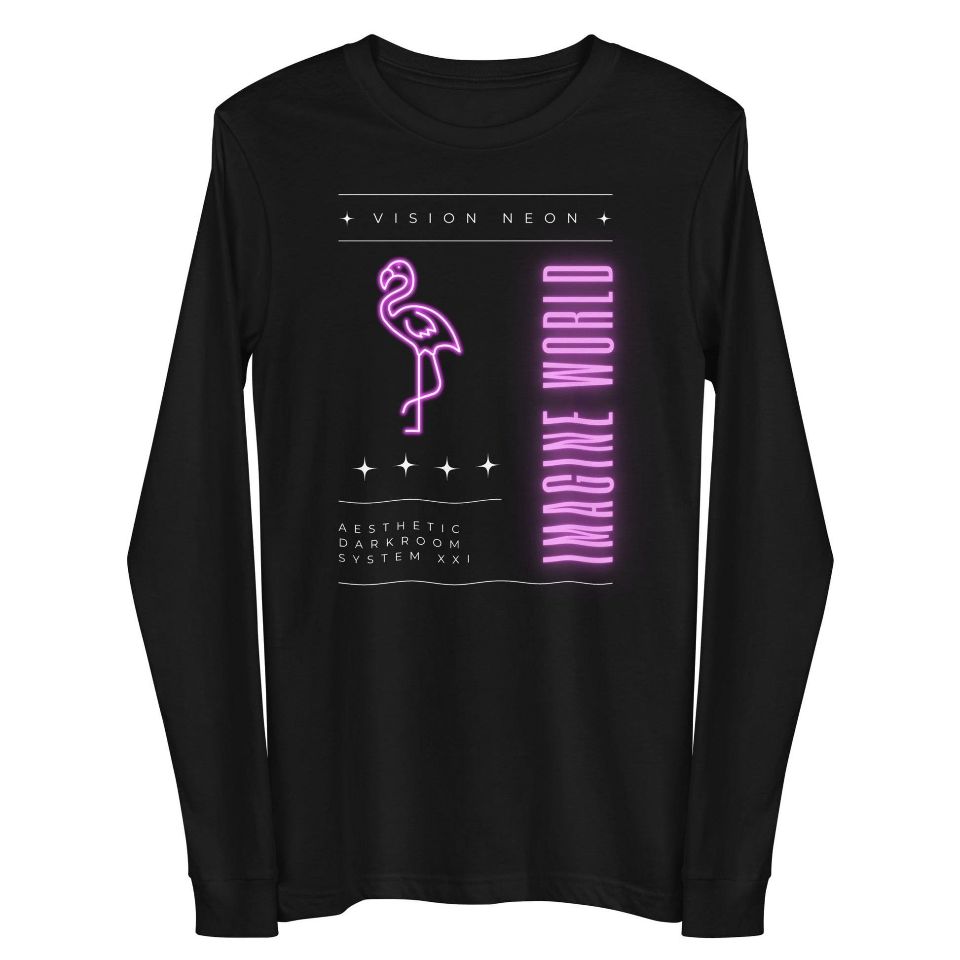 Vision Neon Utopia Long Sleeve Tee - FLAKOUT